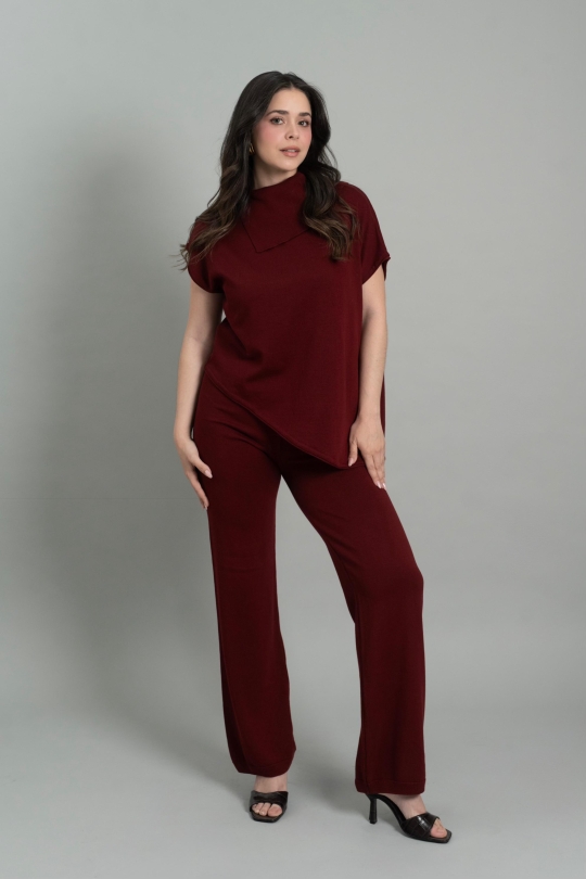 TINA PANTALÓN VINO