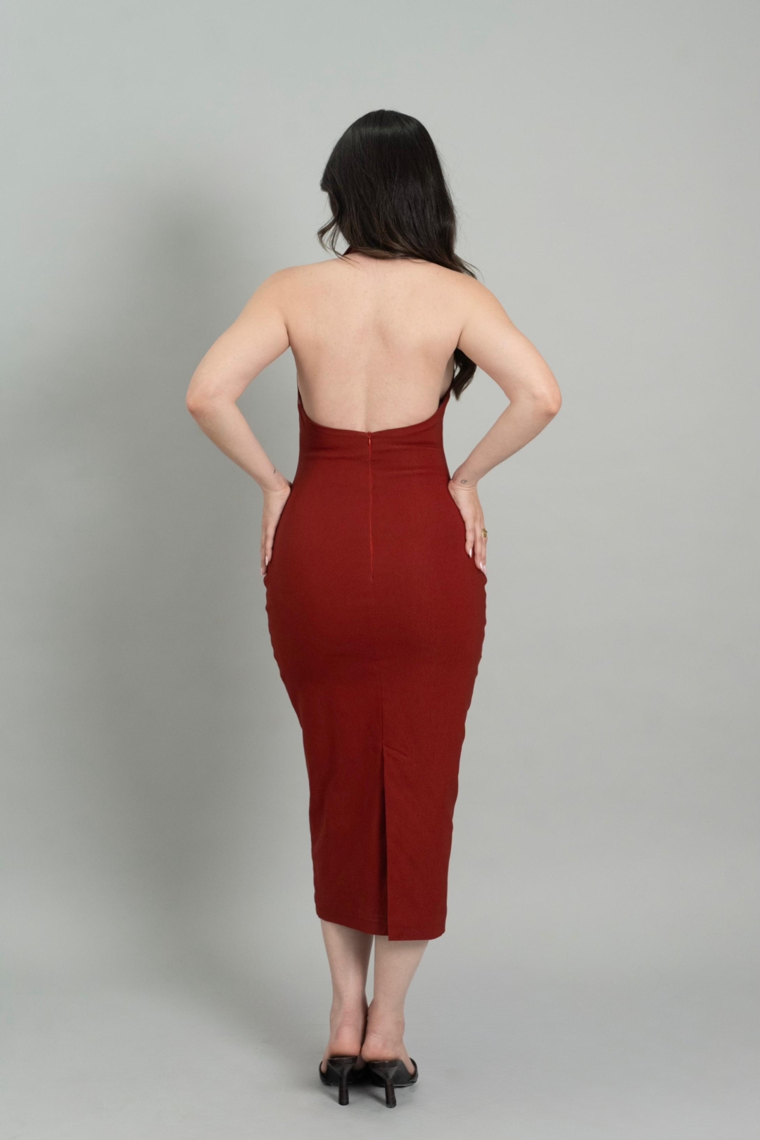 KELLY DRESS TERRACOTA