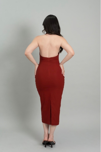 KELLY DRESS TERRACOTA