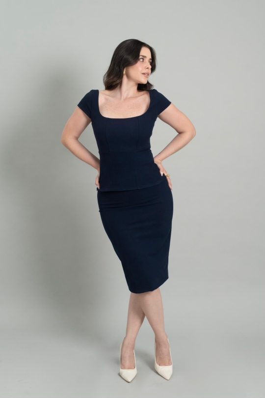 JULIE TOP AZUL
