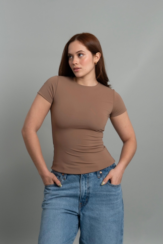 T-SHIRT MOCCA