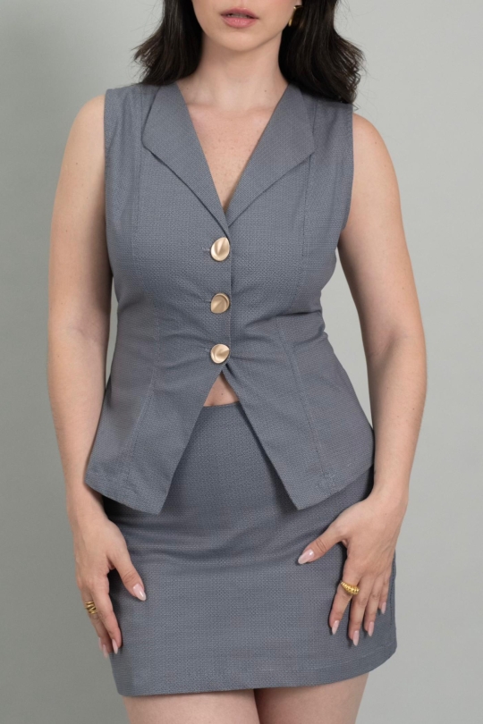 KIKI TOP GRIS COMBINADO 2