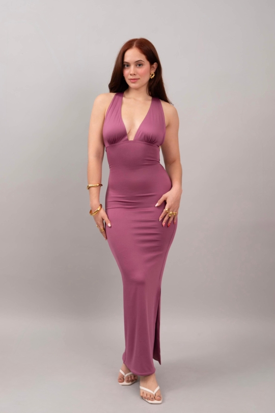 BRAVA DRESS MAUVE