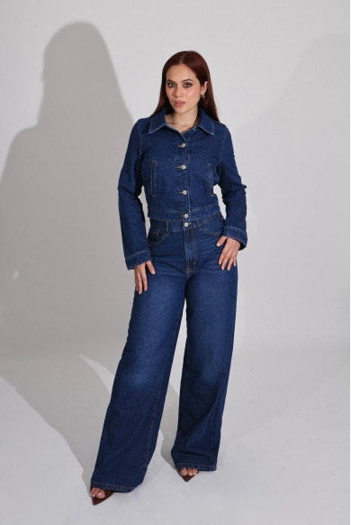 WIDE LEG / HI RISE BLUE