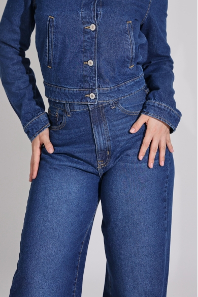 WIDE LEG / HI RISE BLUE