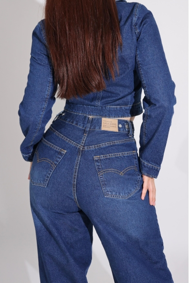 WIDE LEG / HI RISE BLUE