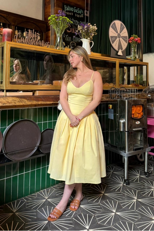 BELEN DRESS AMARILLO