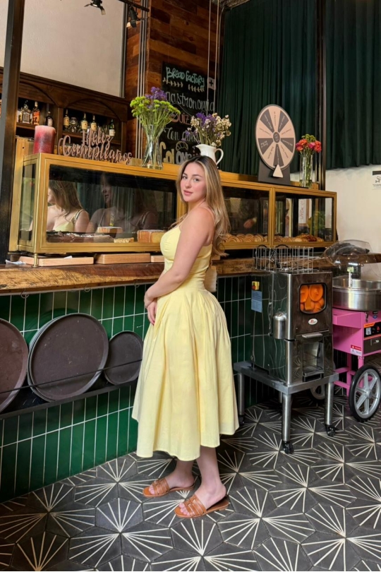 BELEN DRESS AMARILLO 2