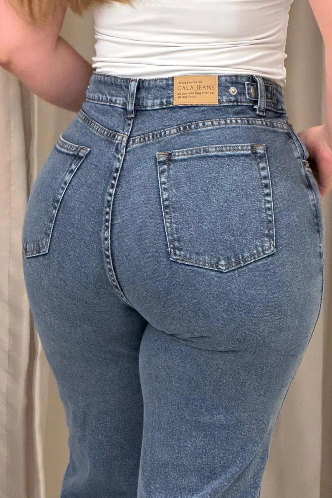 WIDE LEG / HI RISE VINTAGE BLUE