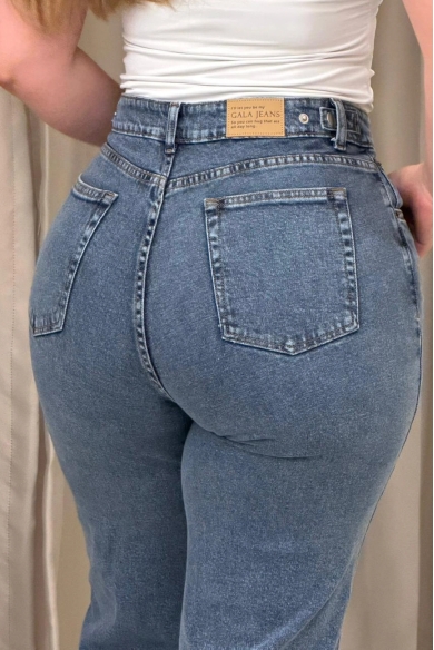 WIDE LEG / HI RISE VINTAGE BLUE