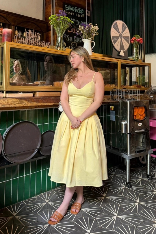 BELEN DRESS AMARILLO