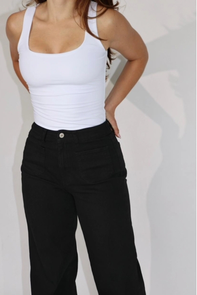 STRAIGHT POCKET TRUE BLACK