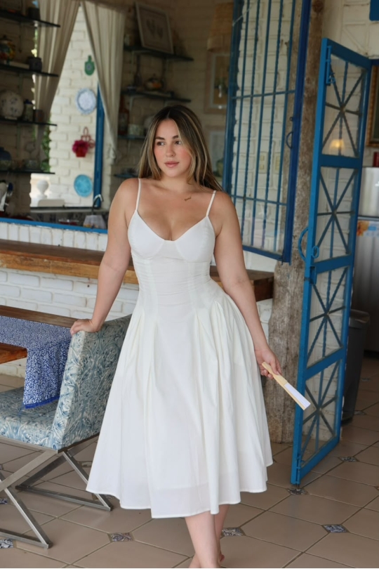 BELEN DRESS BLANCO