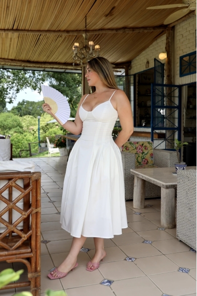 BELEN DRESS BLANCO