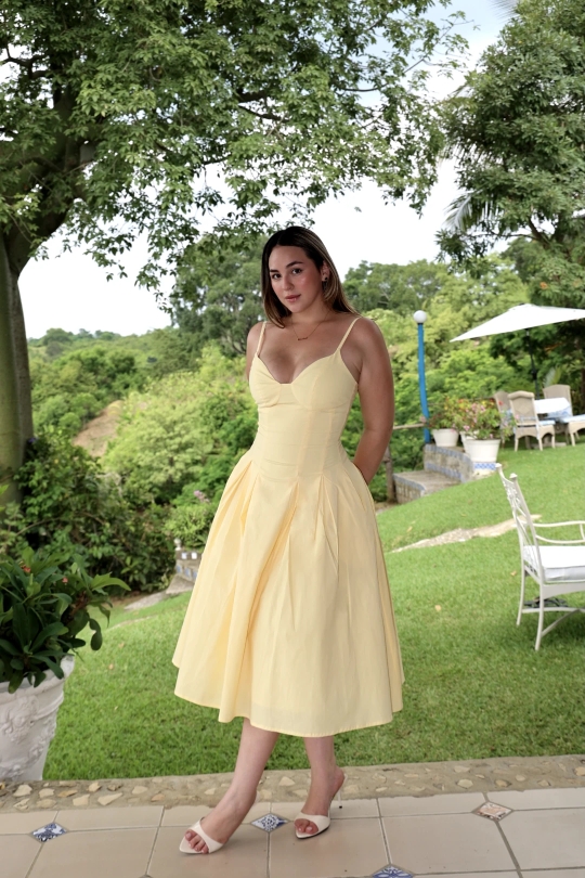 BELEN DRESS AMARILLO
