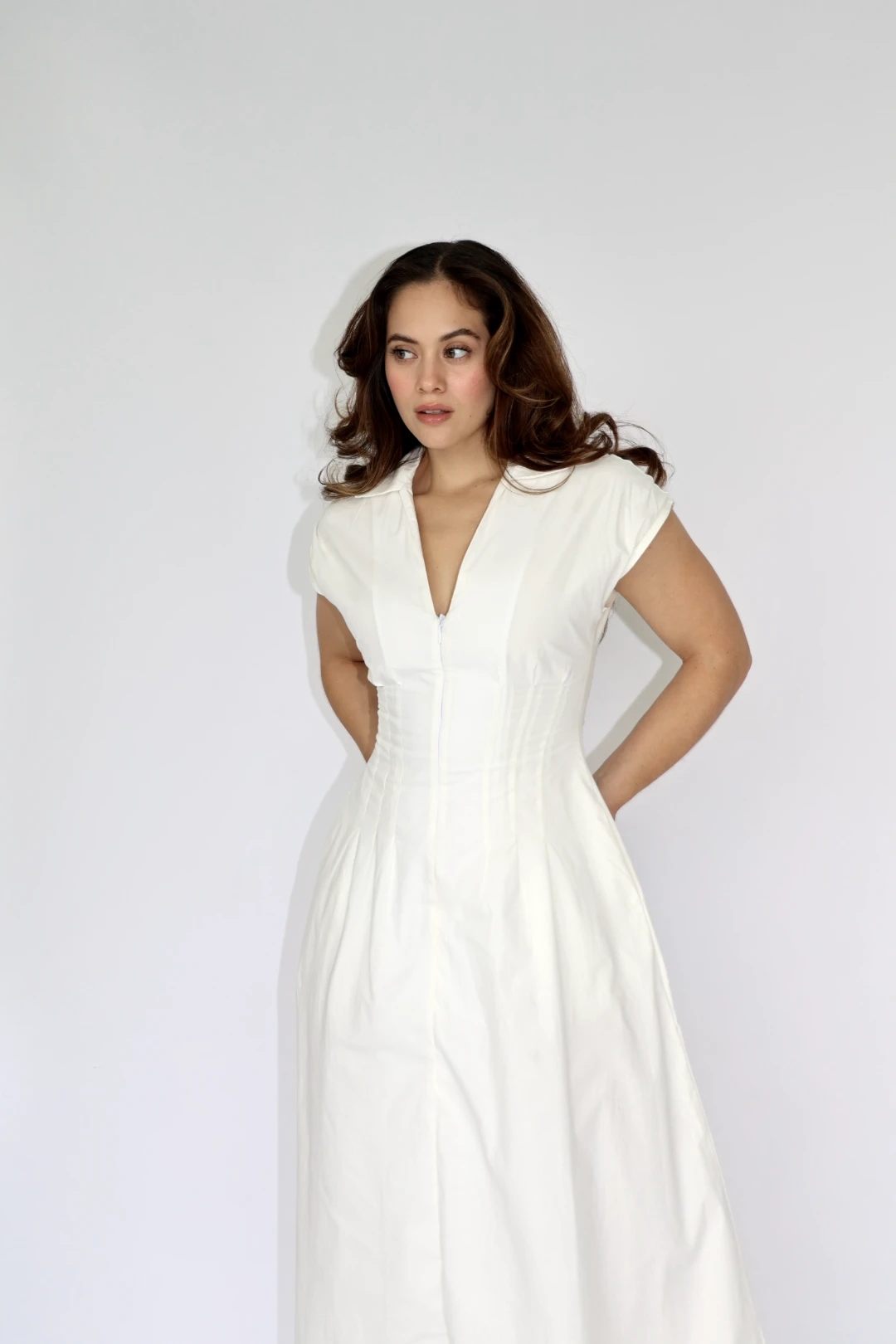 DALIA DRESS BEIGE