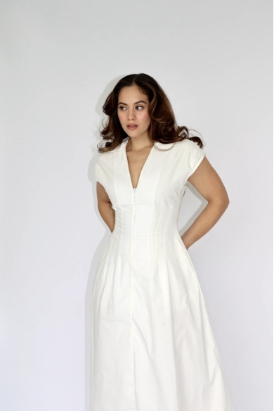 DALIA DRESS BEIGE