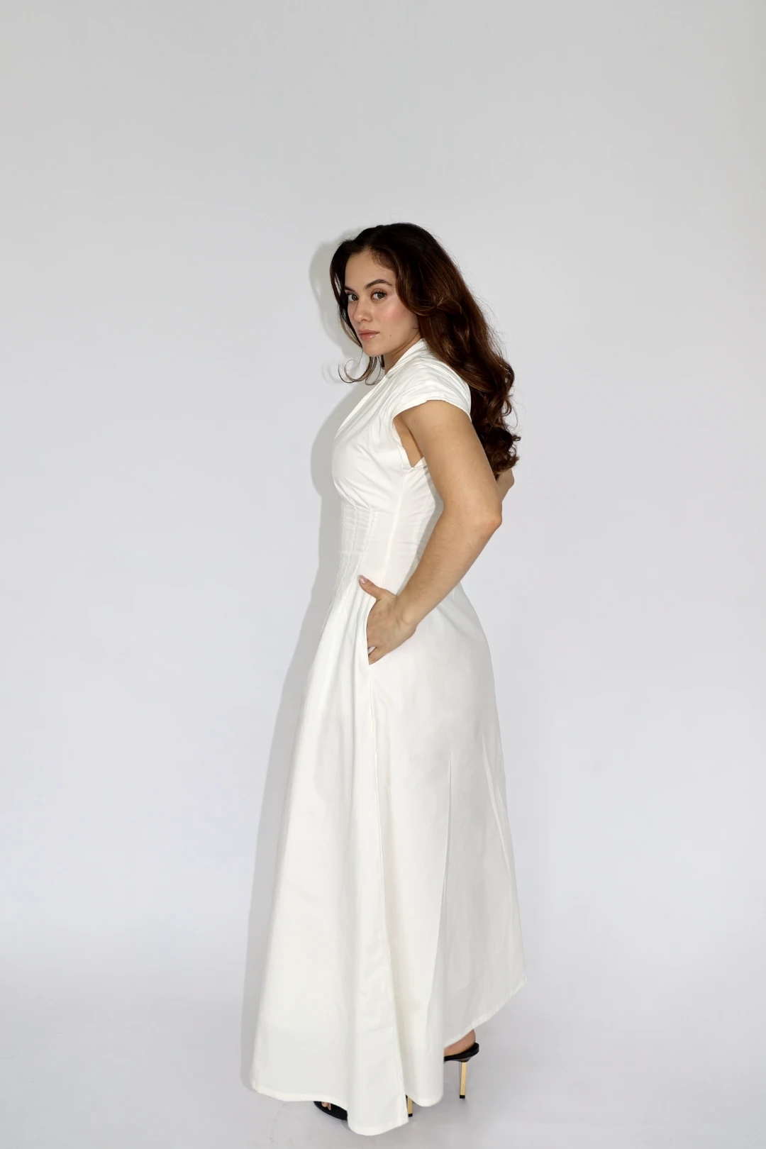 DALIA DRESS BEIGE