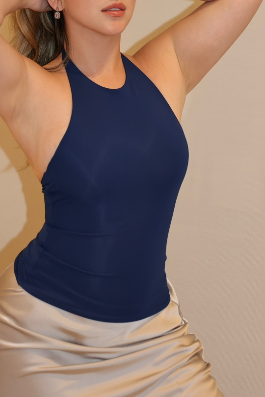 T-SHIRT TANK AZUL 2