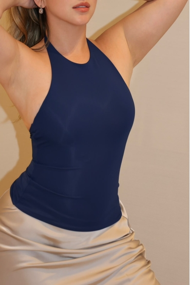 T-SHIRT TANK AZUL