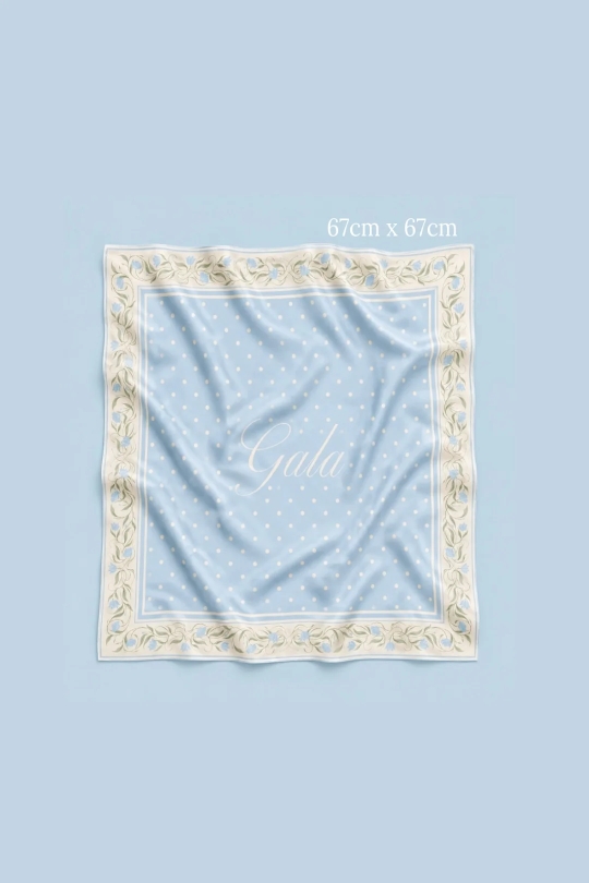 BANDANA POLKA ROSE MINI 2