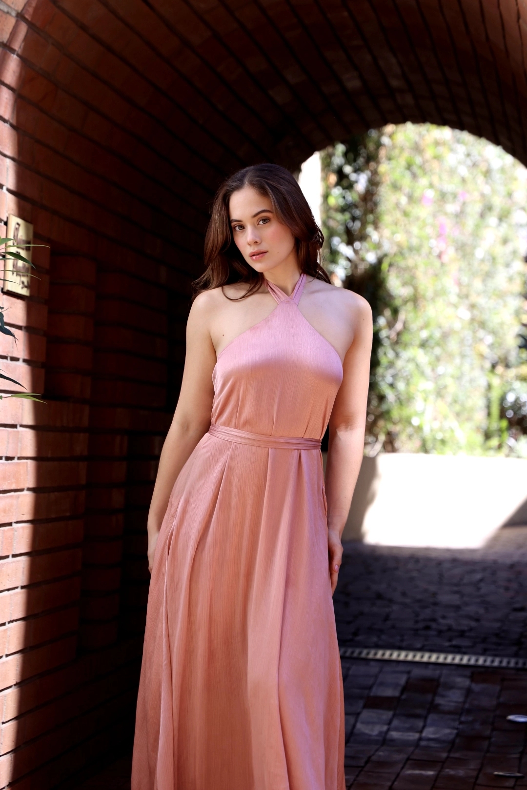 SAINT-TROPEZ DRESS ROSE GOLD