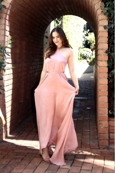 SAINT-TROPEZ DRESS ROSE GOLD