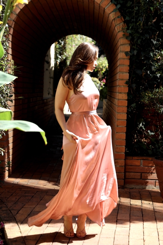 SAINT-TROPEZ DRESS ROSE GOLD