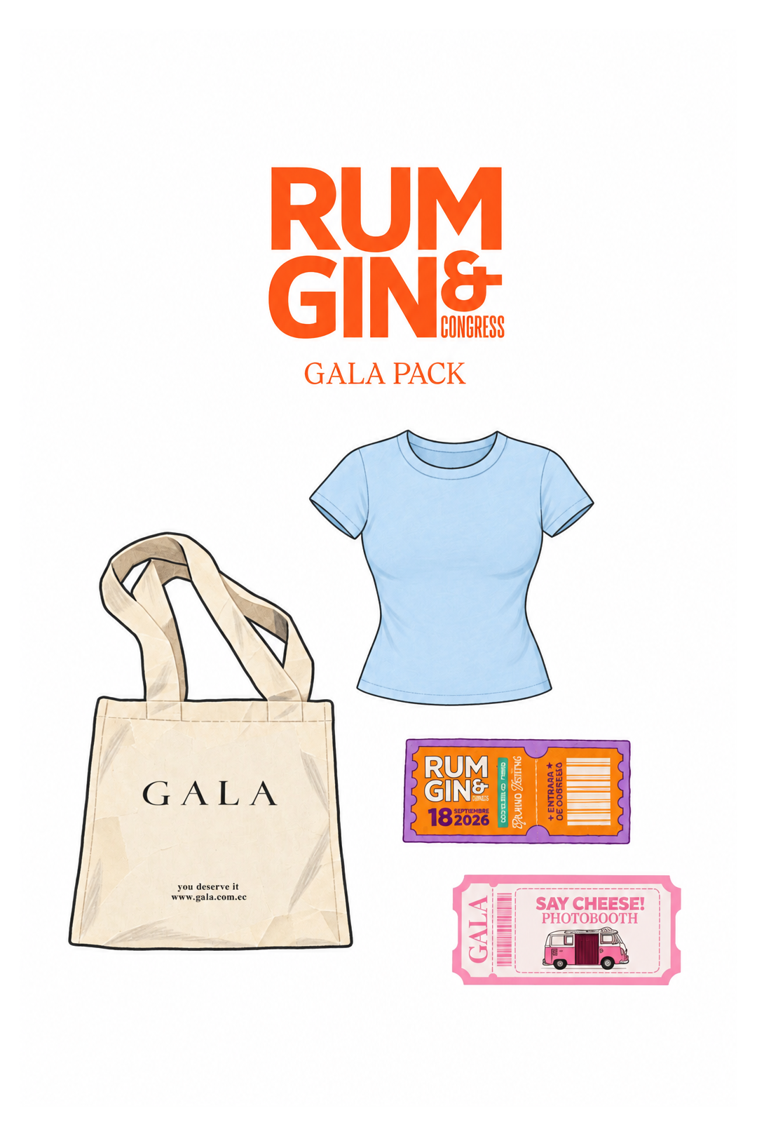 PACK CLOUDY RUM AND GIN