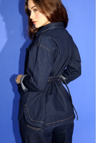 WESTERN INDIGO JACKET