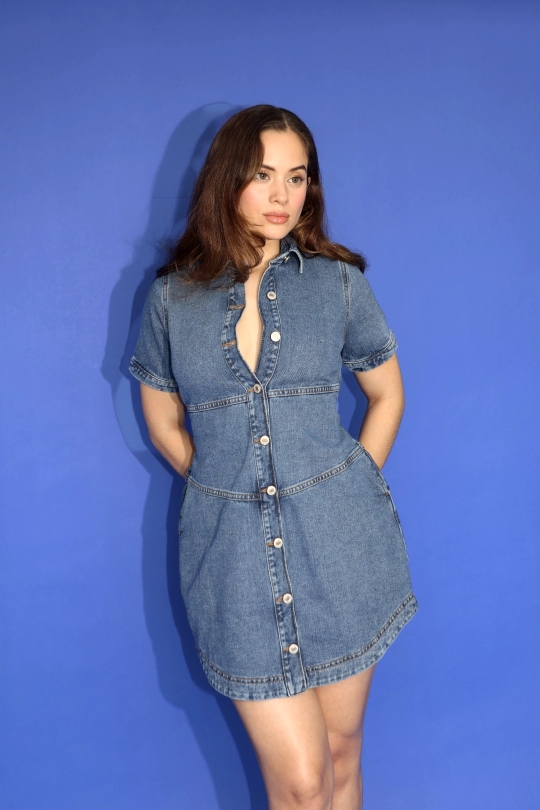HONEY DENIM BLUE DRESS