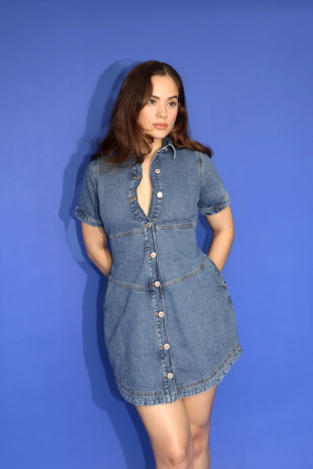 HONEY DENIM BLUE DRESS