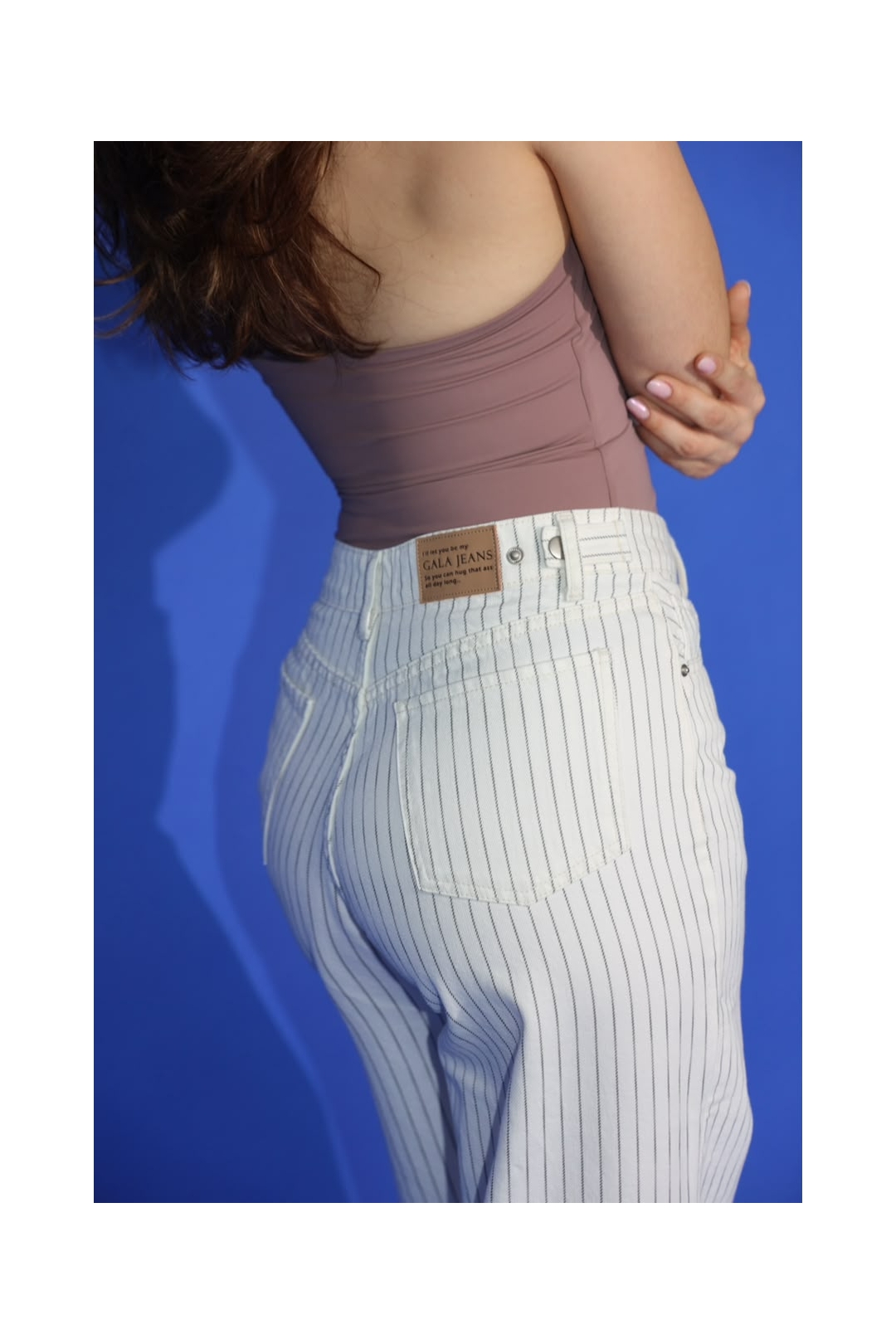 DESERT WHITE HI RISE JEANS